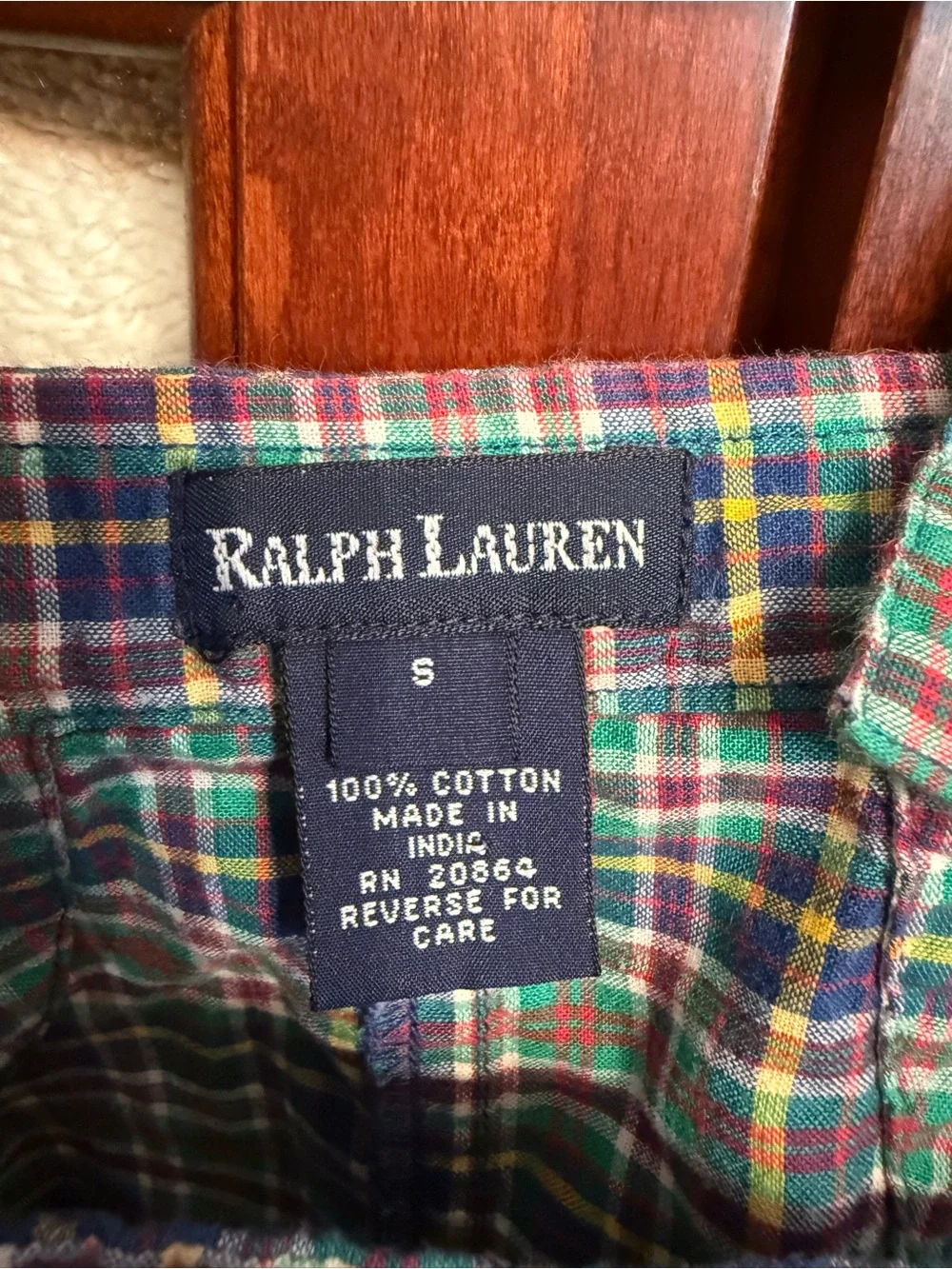 Ralph Lauren Multicolor Plaid Overalls